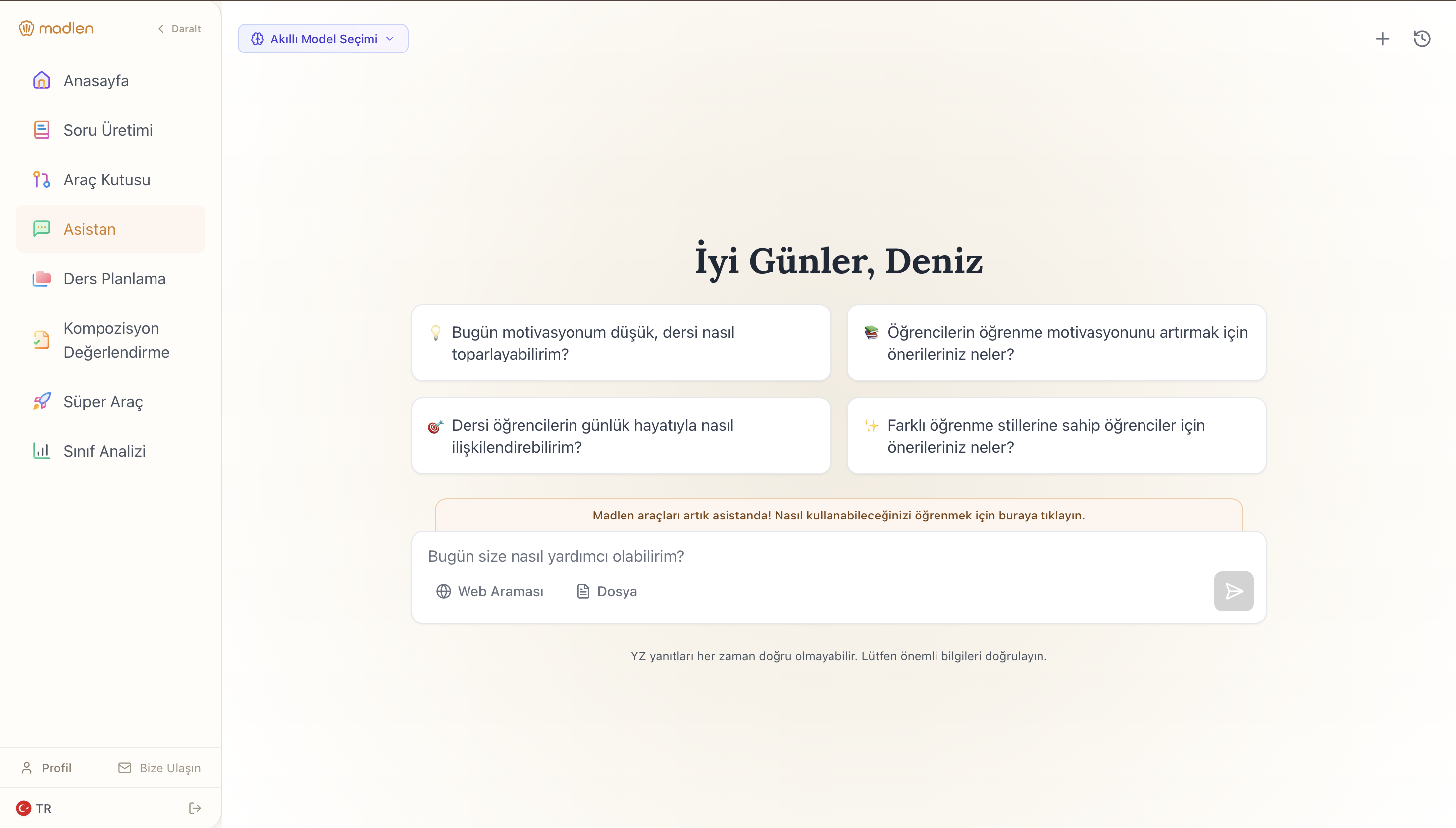 Madlen Teacher Platform